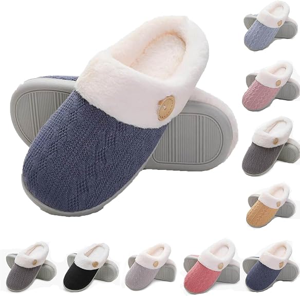 Pantofole Da Donna Tofern Con Punta Aperta – In Memory Foam, Antiscivolo, Traspiranti, Per Interni/esterni, Simil Lana D'agnello - 5
