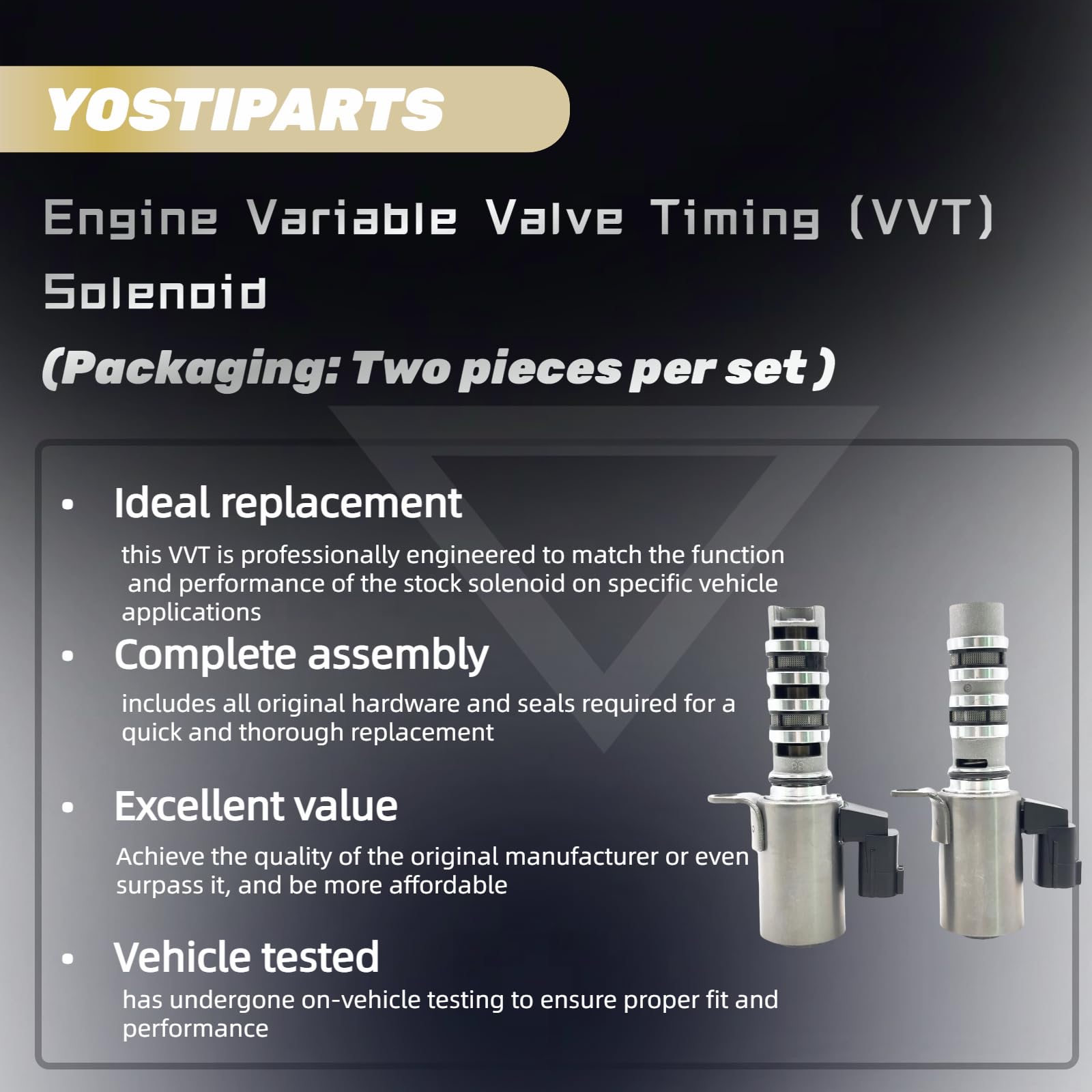 Solenoide de sincronización de válvula variable de motor VVT de escape compatible con 07-13 ALTIMA 09-14 MAXIMA 09-14 MURANO 13-14 Pathfinder 11-14 QUEST 14 QX60 QX70 3.5L 3.7L 2.5L