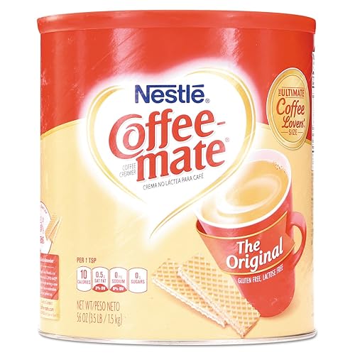 Coffee-mate 824802 Crema en polvo sin lácteos, original, recipiente de 56 onzas