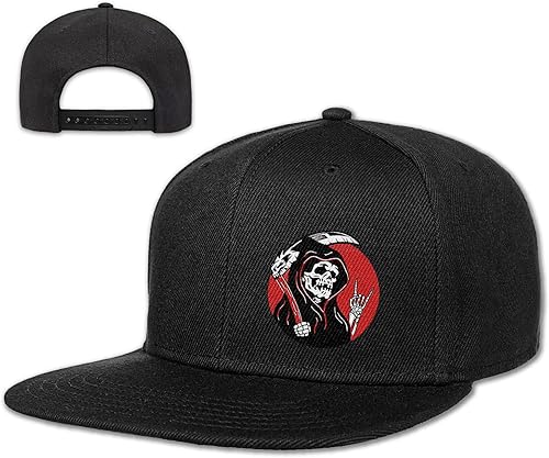 Negi Snapback Hats for Men Black hat Skull Flat Bill Mens Blank Hats Trucker Cool