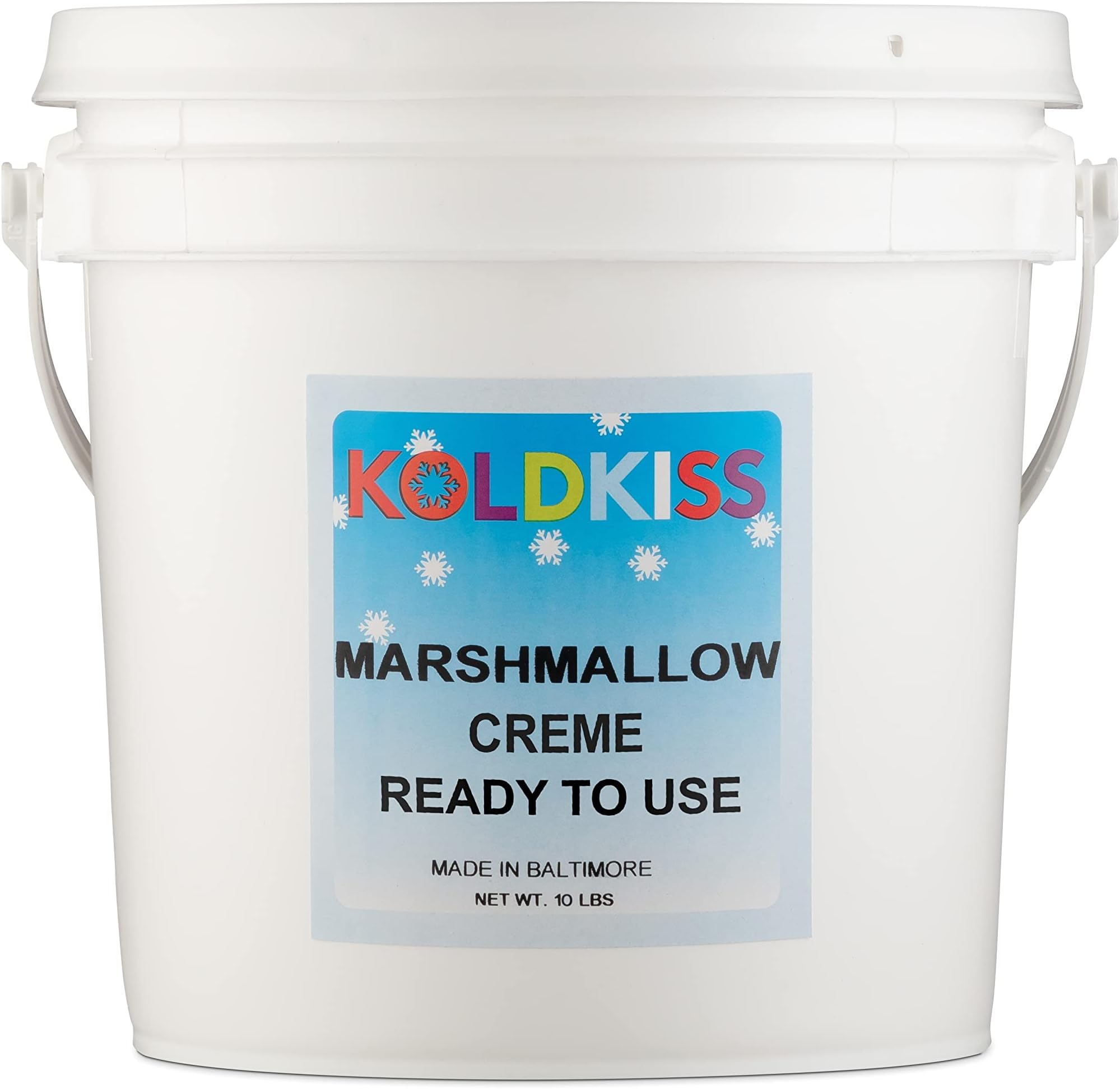 Amazon.com : Koldkiss Marshmallow Creme, Ready to Use, 10 lb Pail ...