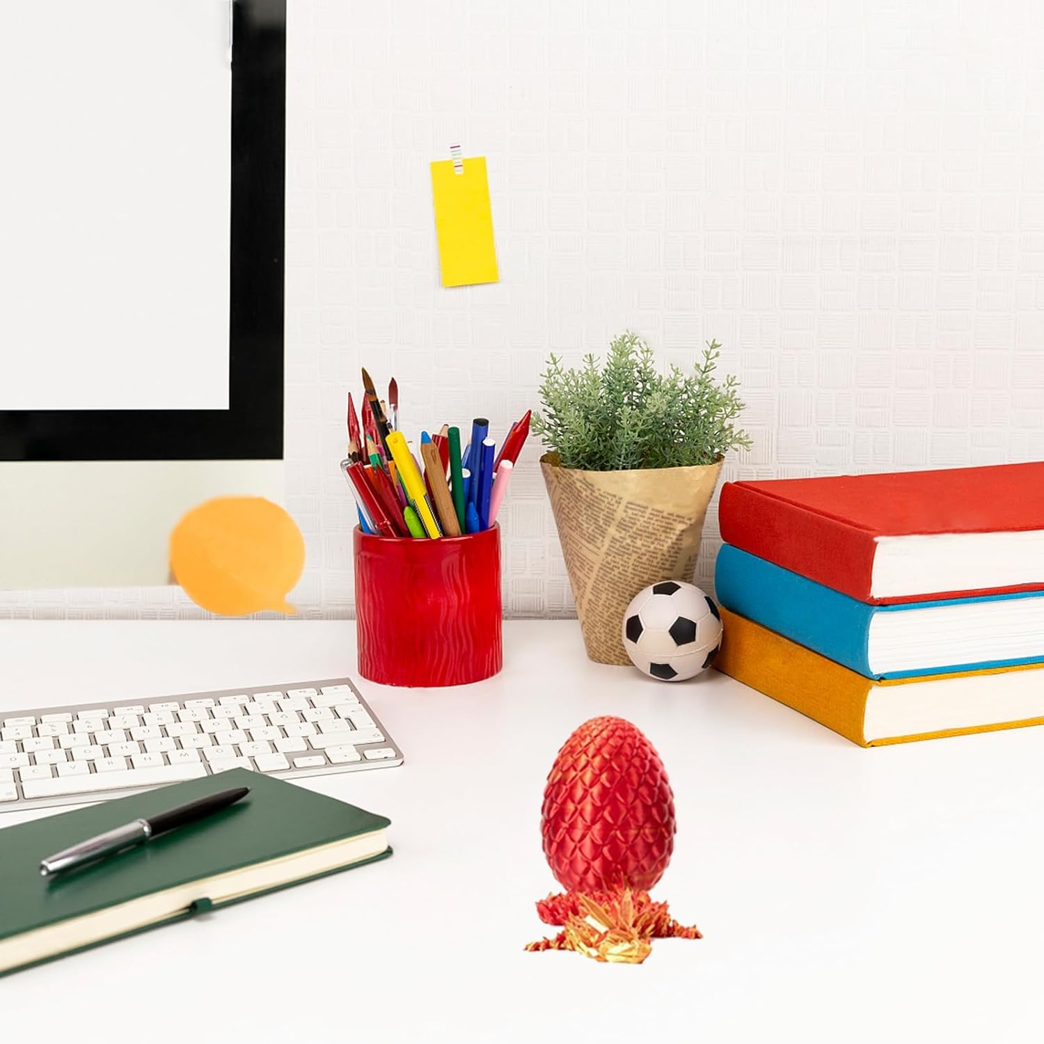 3D Printed Dragon with Egg, Large Crystalynx Eggs with Dragons Inside, Cool Articulated 3 d Printed Fidget Toy for Kids Boys Girls and Adults - Image 3