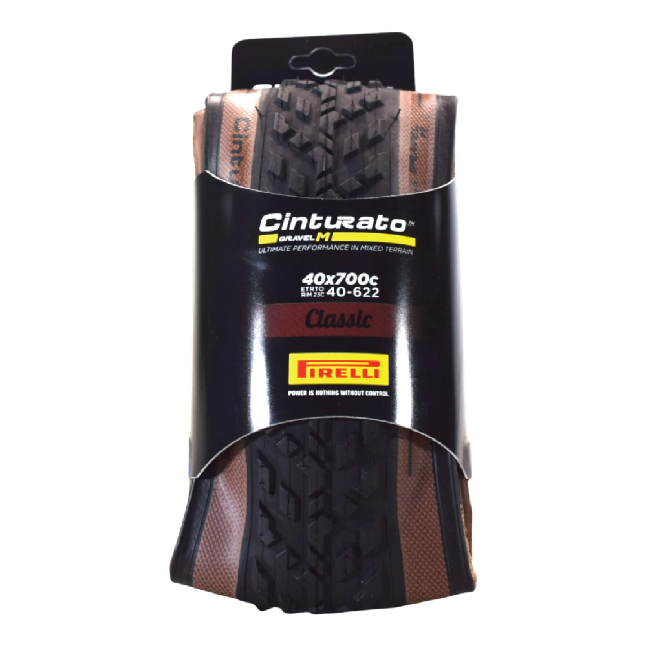 Unisex Black Pirelli Cinturato Gravel M - Cycling Tyres - One Size