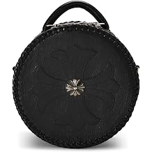 Pre-loved Black Leather Blue Moon Baby Shoulder Bag, Black