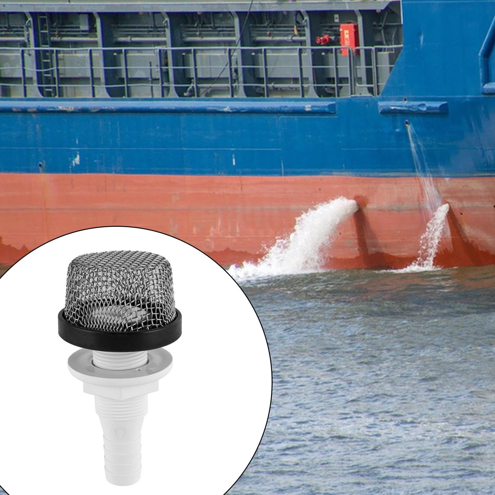 Oshhni Supporto Filtro con Schermo aeratore, Parte Pompa per Vasca di Raccolta, Alte Prestazioni, Facile da Usare, Facile da installare, raccordi Idraulici