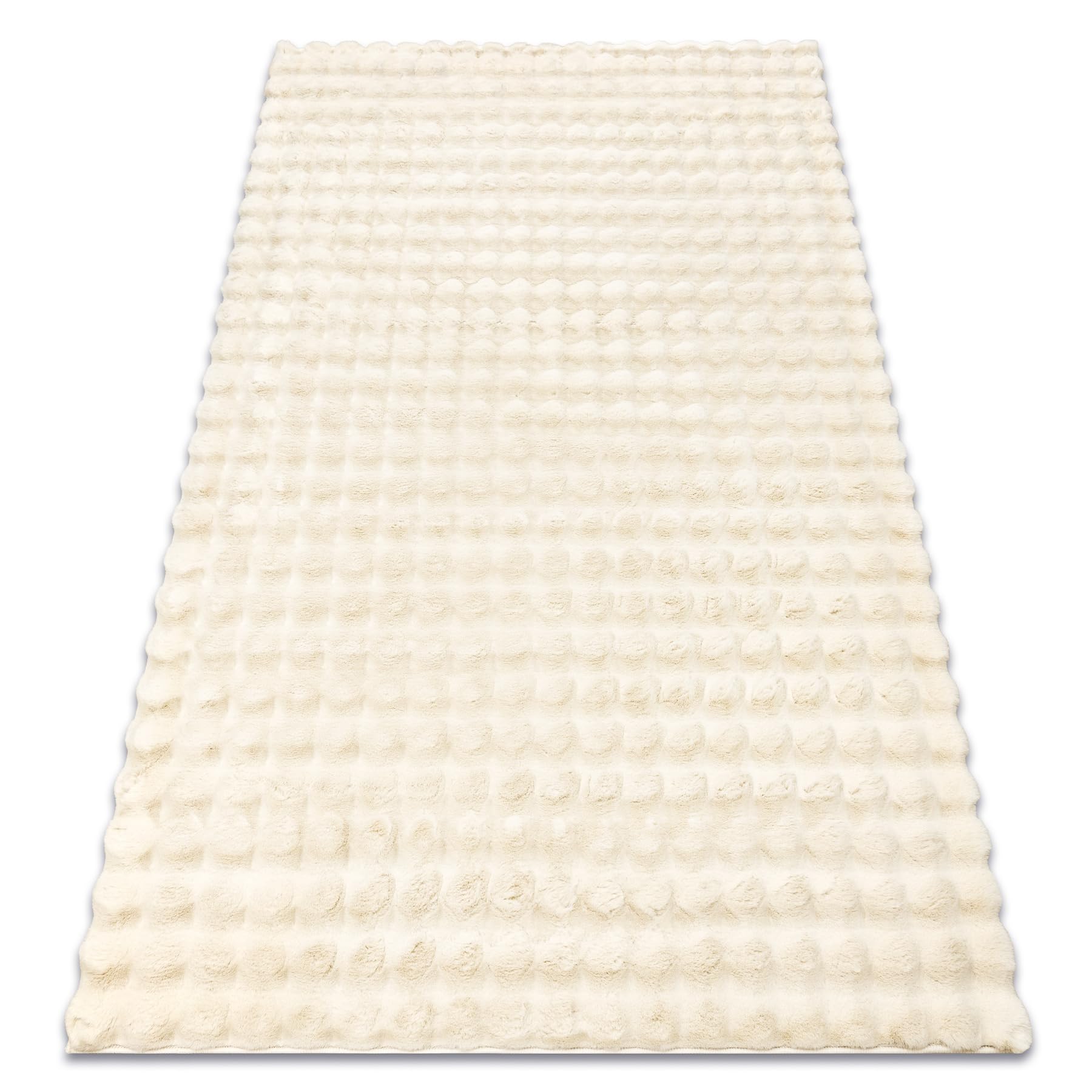 Tapis de salon 3D ivoire grand format pour chambre à coucher rugsx