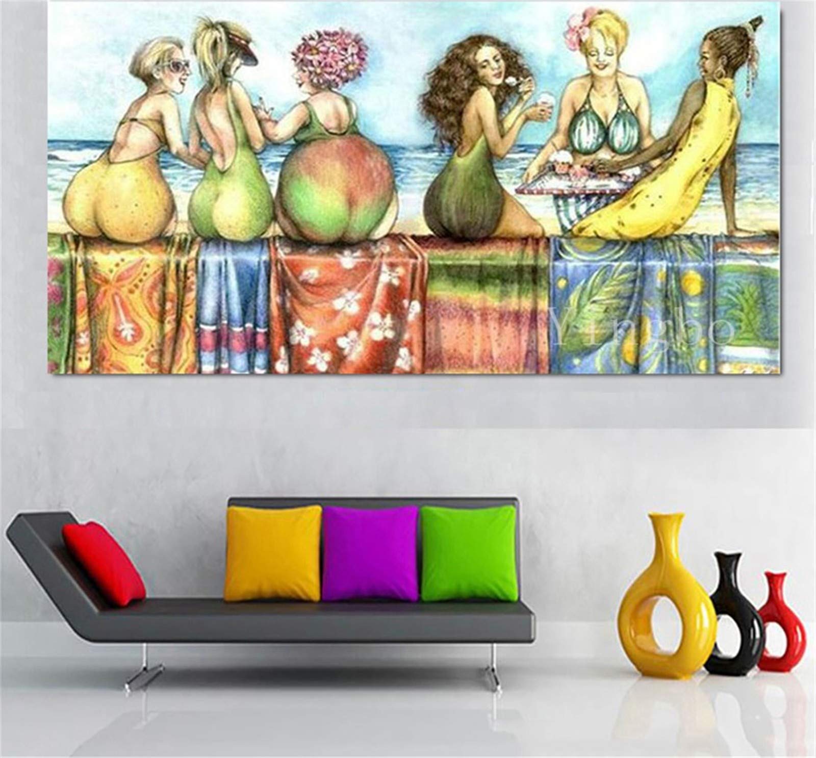 Kit diamant peinture plage pour un salon zen et créatif 70x200cm