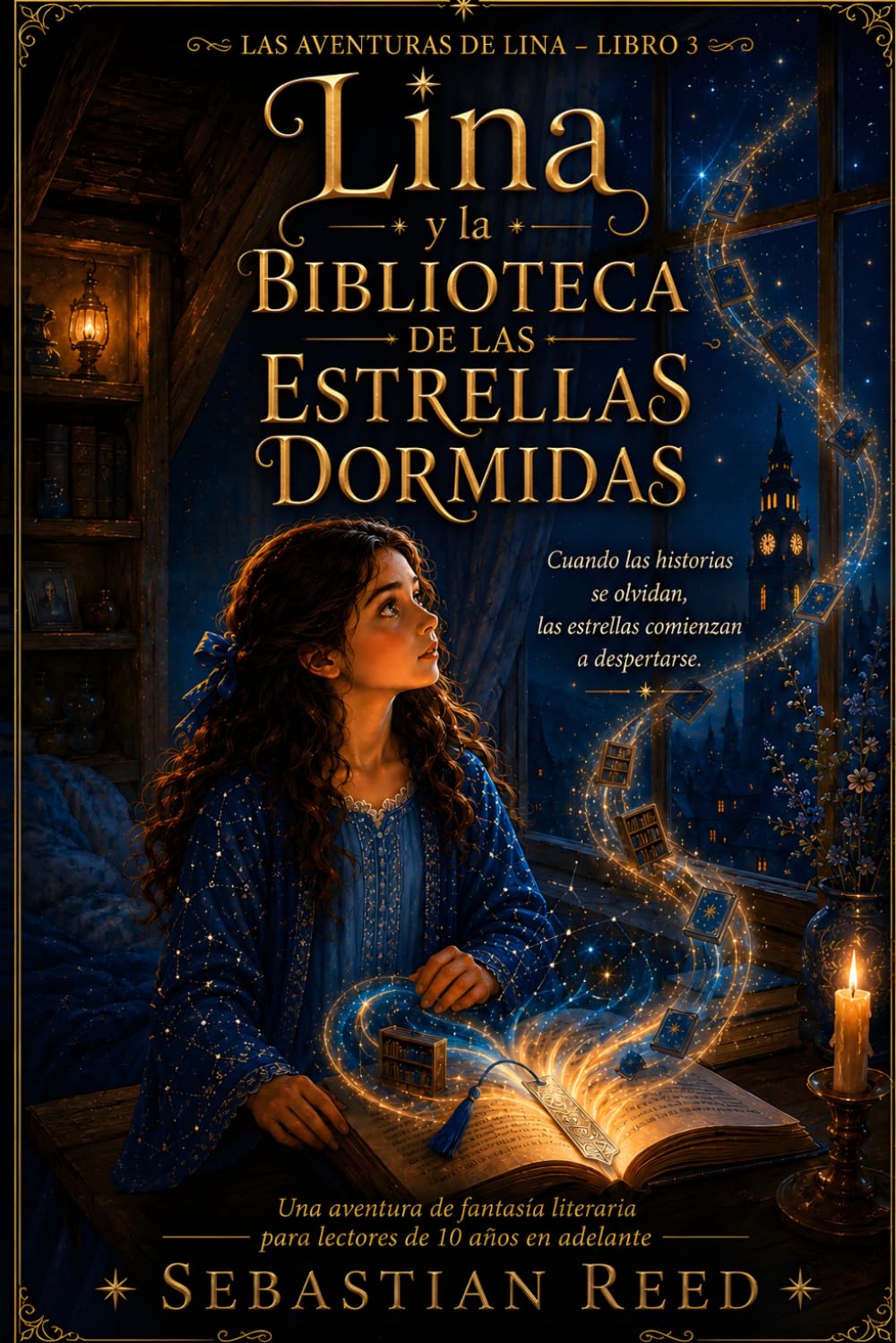 Lina y la Biblioteca de las Estrellas Dormidas: Una aventura de fantasía literaria para lectores a partir de 10 años (Aventuras de Lina)