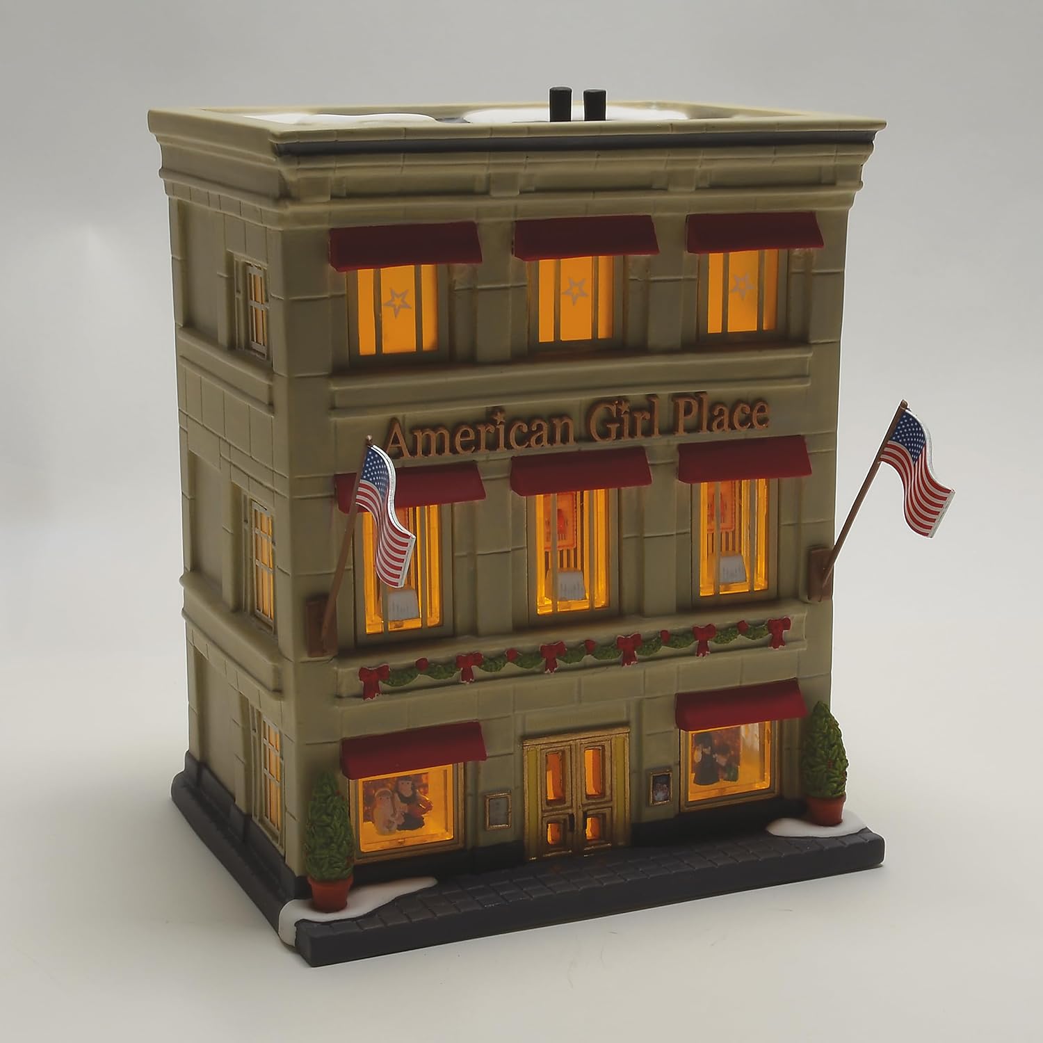 Department 56 Christmas in the City Village American Girl Place Lit Building, 7.87 Inch, Multicolor