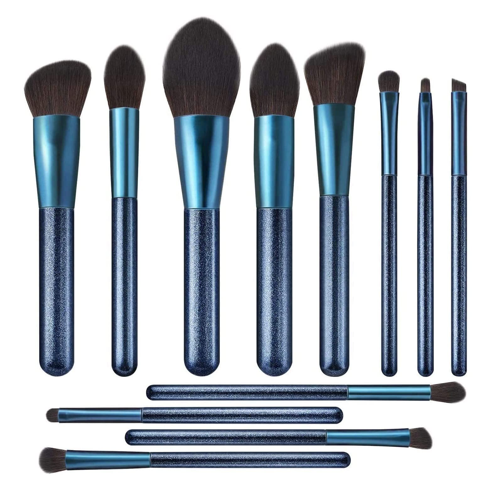 Pennelli for Il Trucco Professionale 12 Pezzi, Fondazione Polvere Blush Blush Blending Concealer Eyeshadow Brush Set