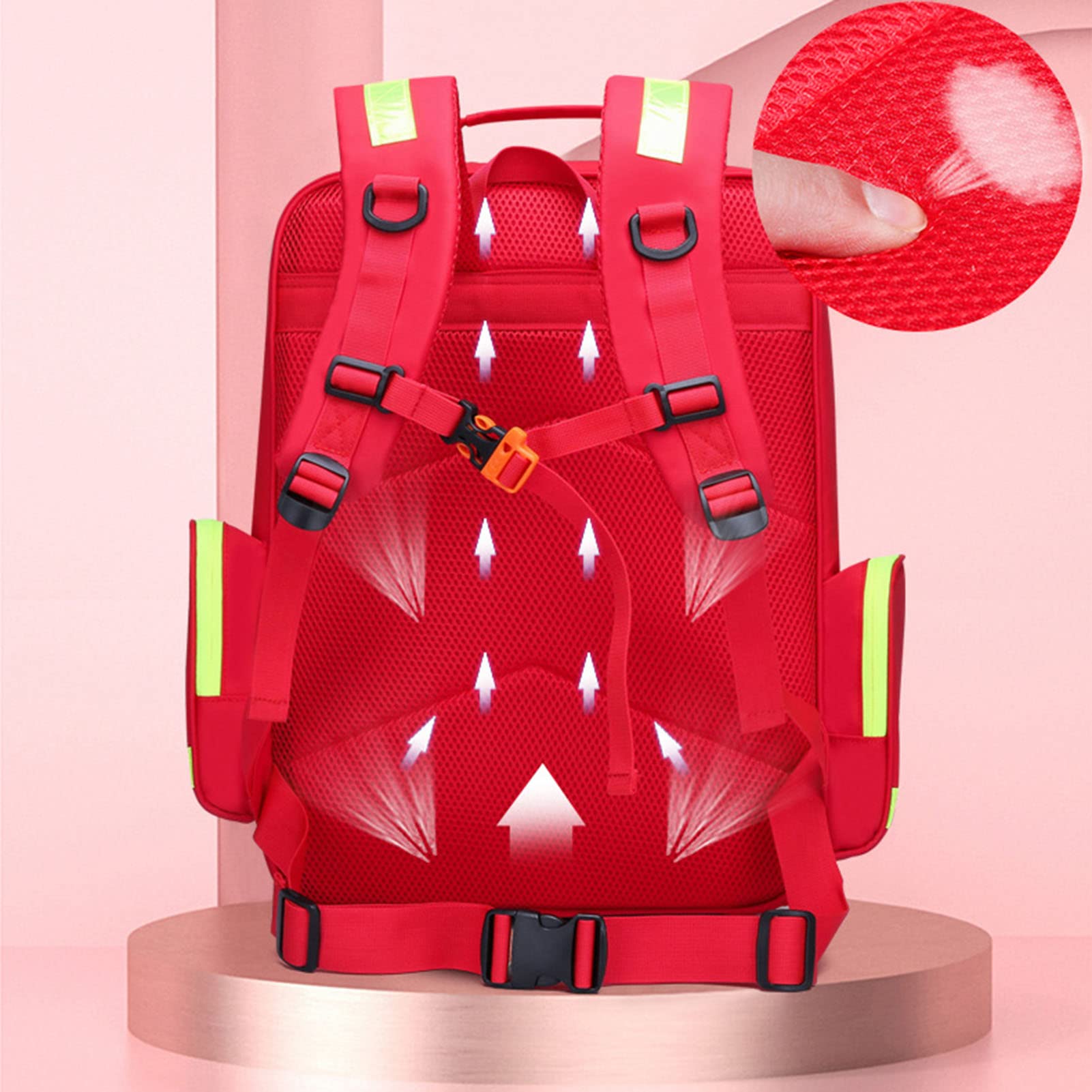 Bolsa para Emergencias Multiusos, Bolsa De Botiquín De Primeros Auxilios Portátil Vacía, Ideal para El Automóvil, El Hogar, El Campamento Y El Senderismo, Solamente La Bolsa