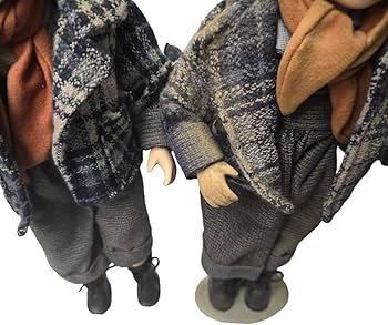 Amazon.co.jp: アンティークドール ビスクドール 男の子 2体セット