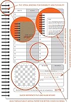 Vista 5 de Libro de puntuación de ajedrez Perfect Strike con reglas e instrucciones de puntuación. Libro de mantenimiento de puntuación resistente. Calidad