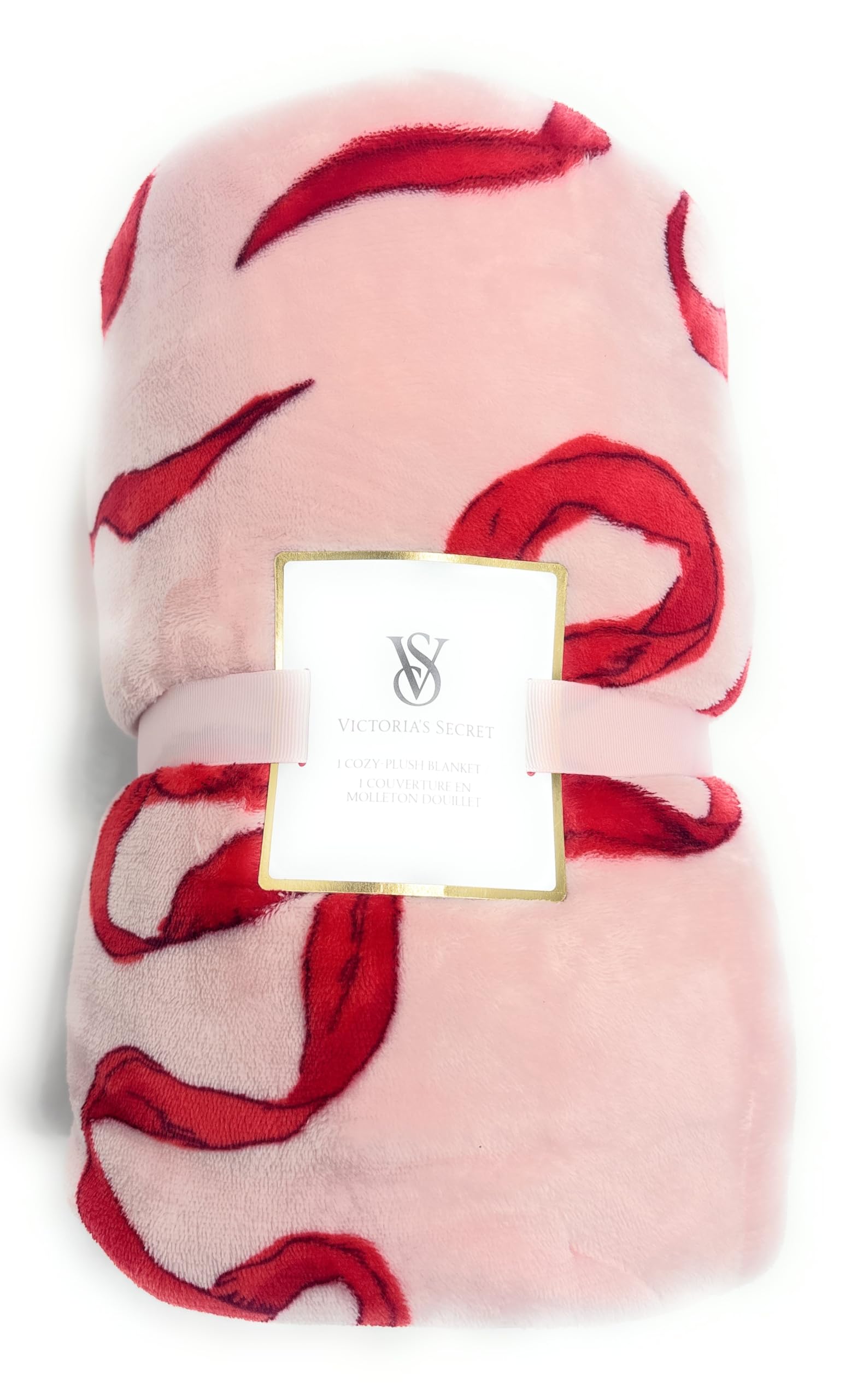 VICTORIA'S SECRET フリース毛布 127×152cm Amazon.com: Victoria's Secret Cozy - Plush Sherpa Blanket Size 60