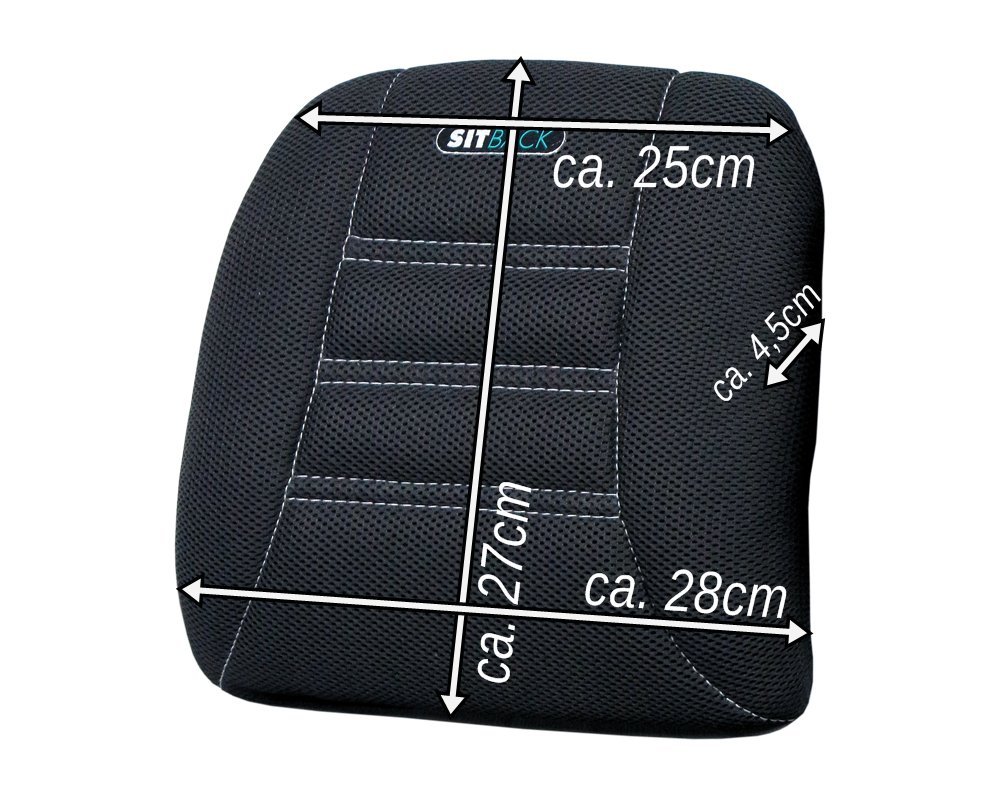 Sitback, cuscino ortopedico per automobile