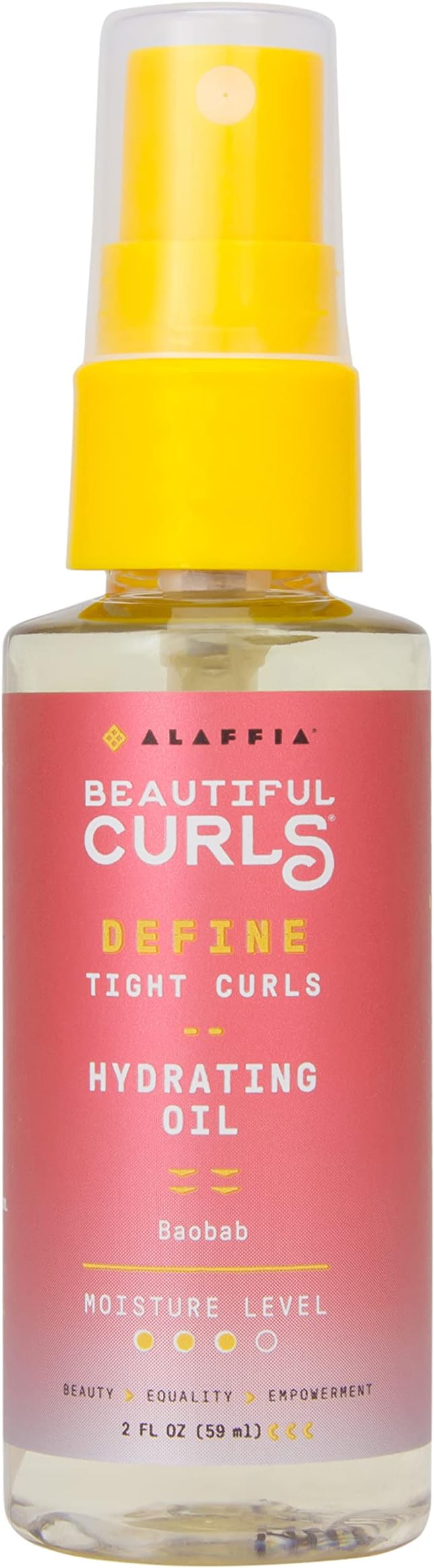 Hair Care, Beautiful Curls Define Tight Curls Hydrating Oil Spray, Thick & Curly Hair Products, Argan Oil and Baobab, Replenish, Soften & Revitalize Dry, Damaged Curly Hair, 2 Fl Oz