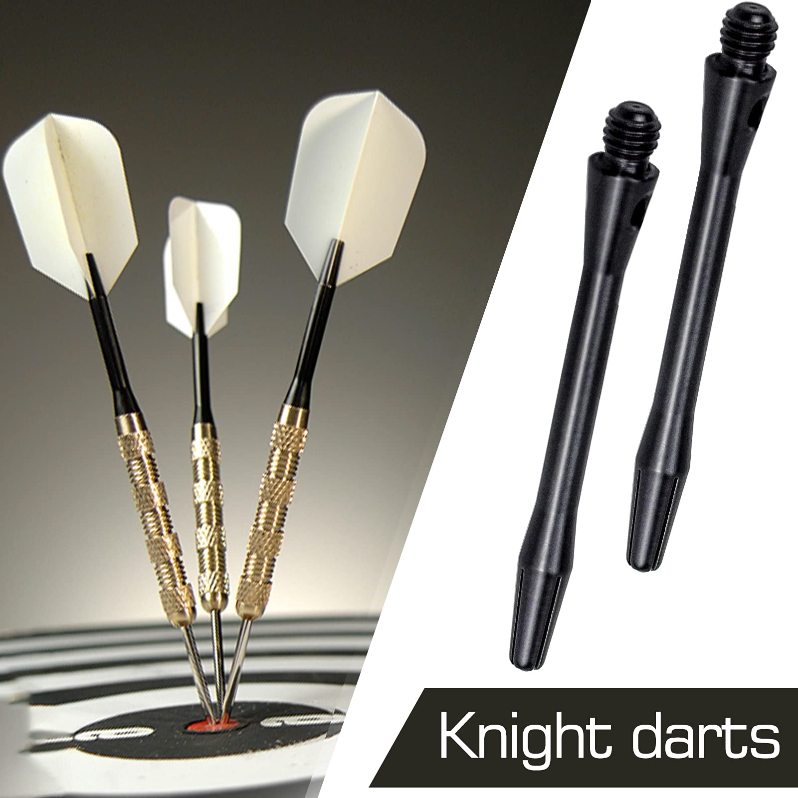 Tiges De Fléchettes Harrows 2BA - Aluminium 45 Mm - 12 Pièces - Accessoires Dart