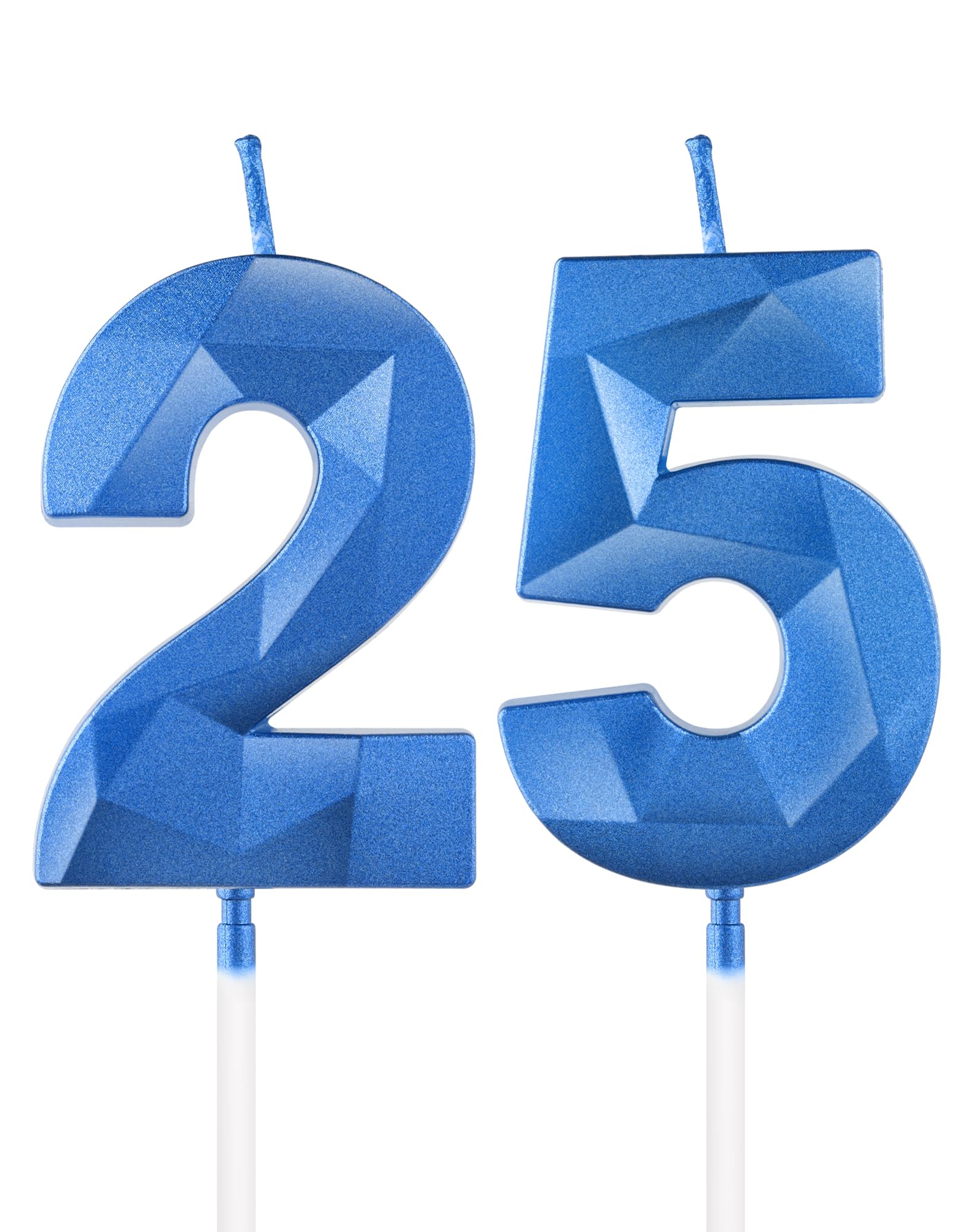 Royal Blue 13th Birthday Candles, 3D Number 13 Candle for Cake, Boy Girl 13th Birthday Decorations,Sapphire Candle Topper Blue Cake Decorations for Birthday Party Wedding Anniversary Supplies — view 63