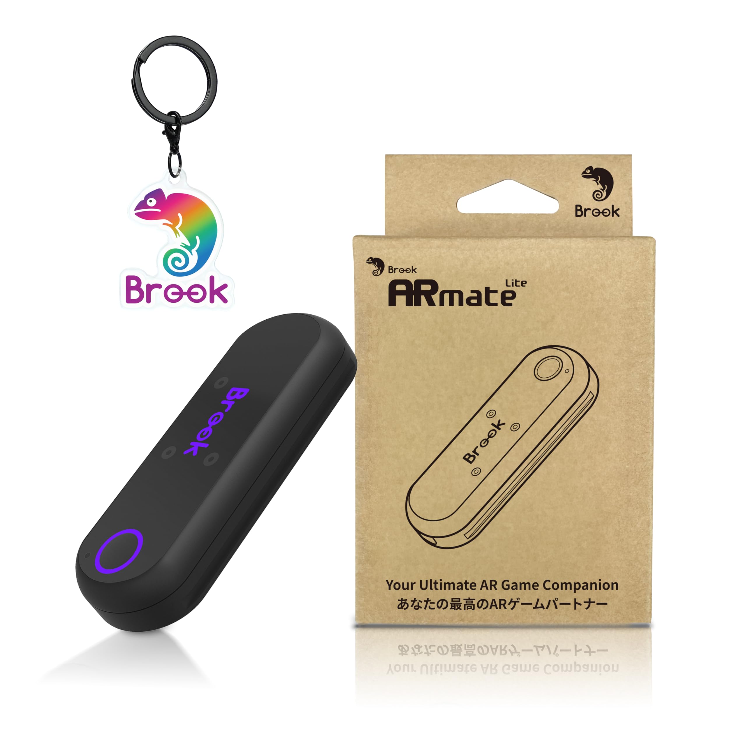 Brook AR Mate Lite Auto Catcher für Pokémon GO, Mini Bluetooth Auto Catch & Auto Spin Gerät, Smart Roaming GPS Walker, Tragbares Zubehör mit App Steuerung