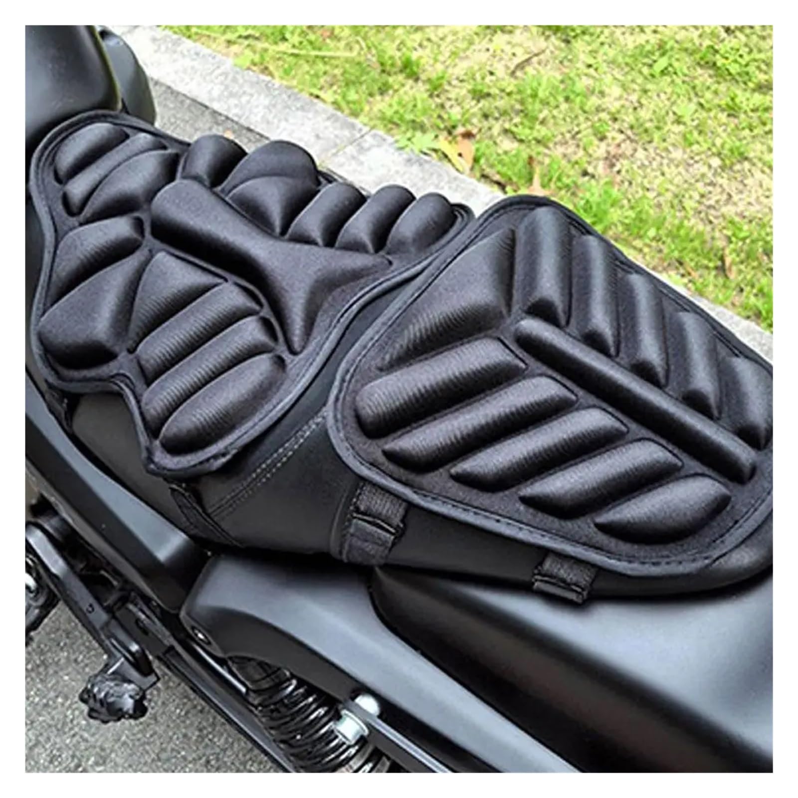 Cuscino Per Sella Moto 3D Per Passeggero, Cuscino Per Sella Bici, Cuscino D'aria Assorbente Resistente All'acqua, Protezione Per Sella Cuscino sedile