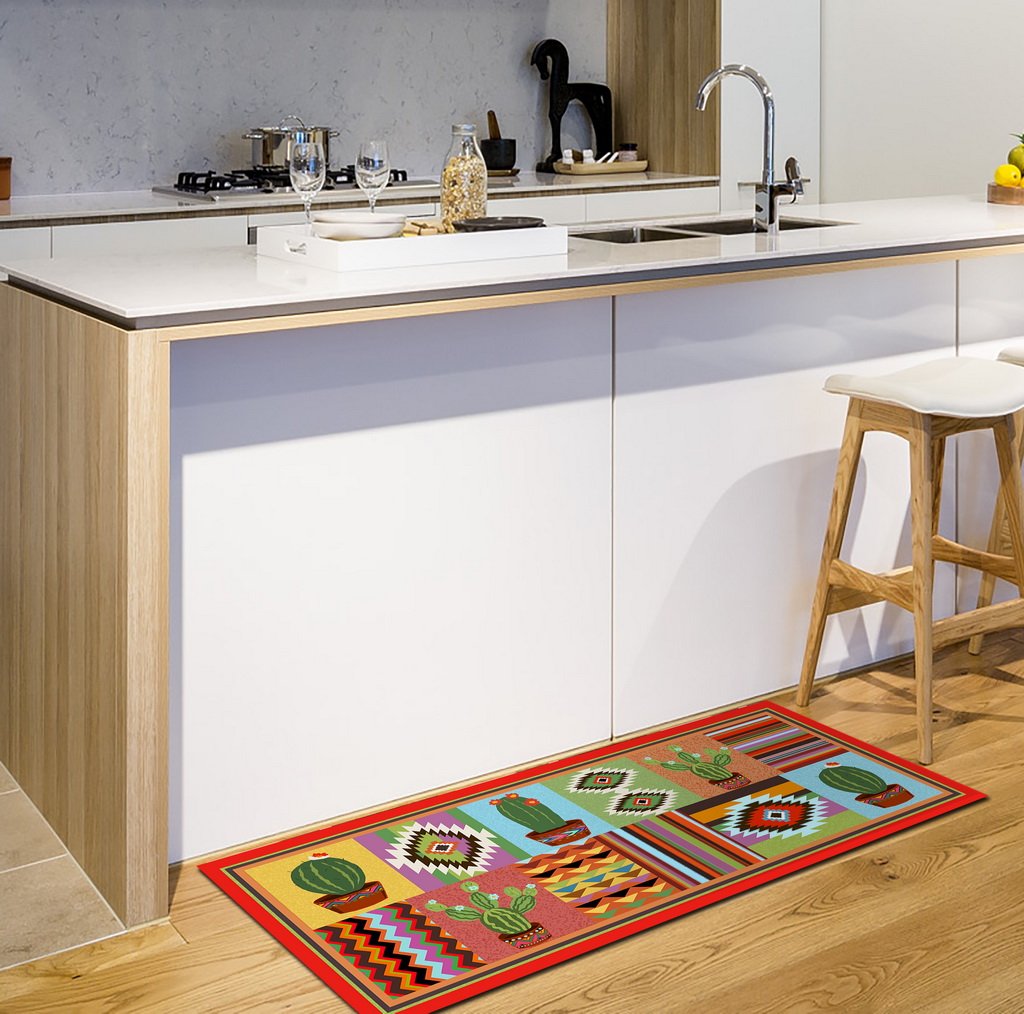 Tapis vinyle Vilber Grand Chef Jalisco idéal pour dynamiser le couloir ou la cuisine