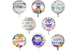 32 PCS Happy Birthday Aluminum Foil Balloons
