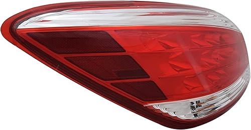 Miniatura 4 de Repuesto para Nissan Murano 2012-2014 Conjunto de luz trasera LED con bombillas, lado izquierdoexterior del lado del conductor, compatible con