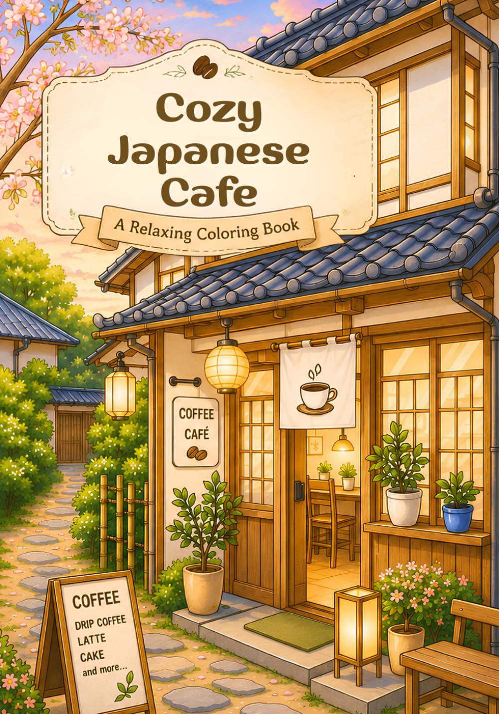 Cozy Japanese Cafe: Cozy Japanese-Style Café Scenes for Relaxation and Creativity