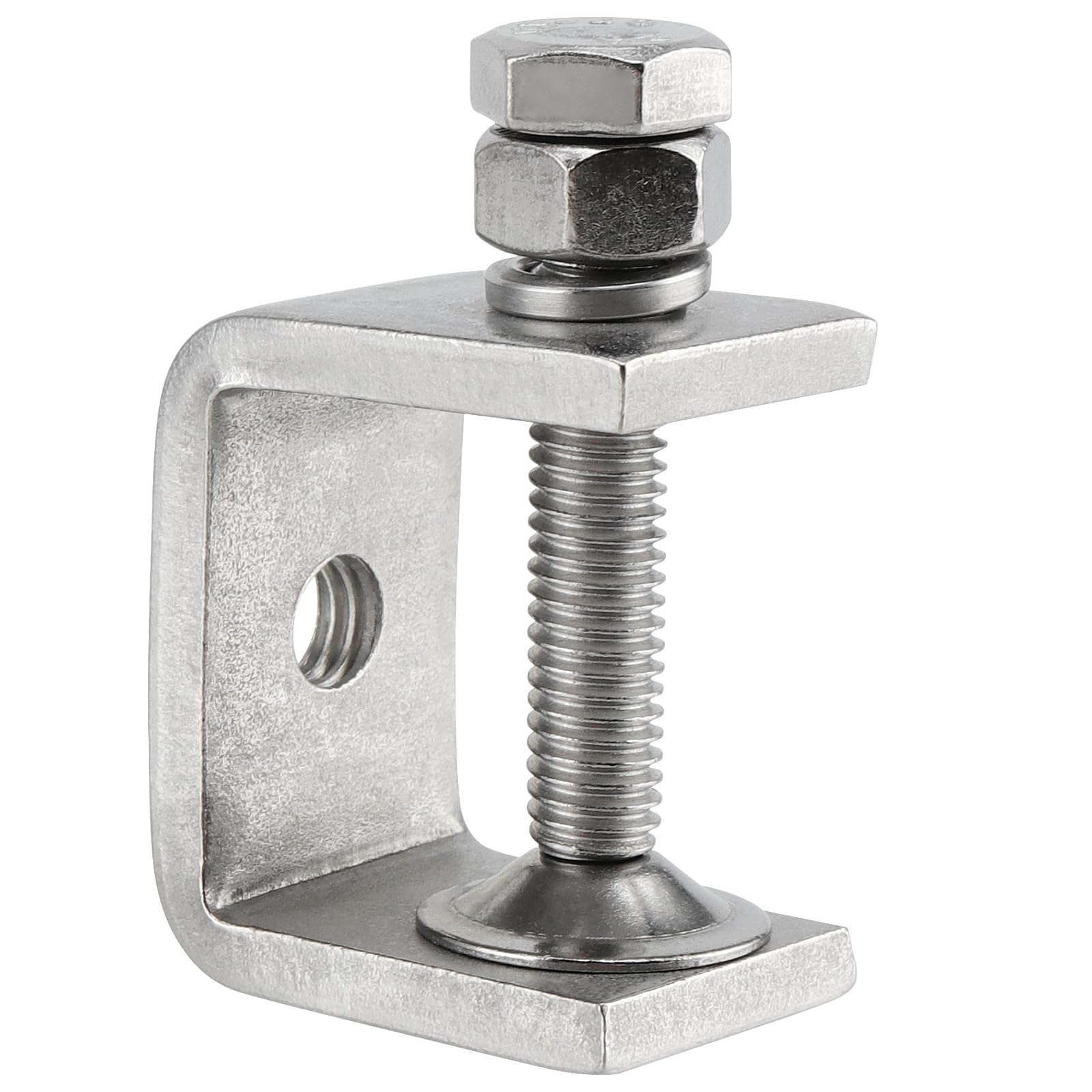 8 sztuk zacisków ze stali nierdzewnej C 304, wysokowydajne zaciski C, do obróbki drewna, mini zacisk ?rubowy z szerokimi otworami szcz?kowymi 30 mm, do obróbki drewna, spawania, stolarki,