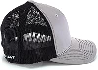 Vista 2 de ARIAT Gorra de malla Flexfit 110 para hombre, gorra clásica ajustable para comodidad durante todo el día