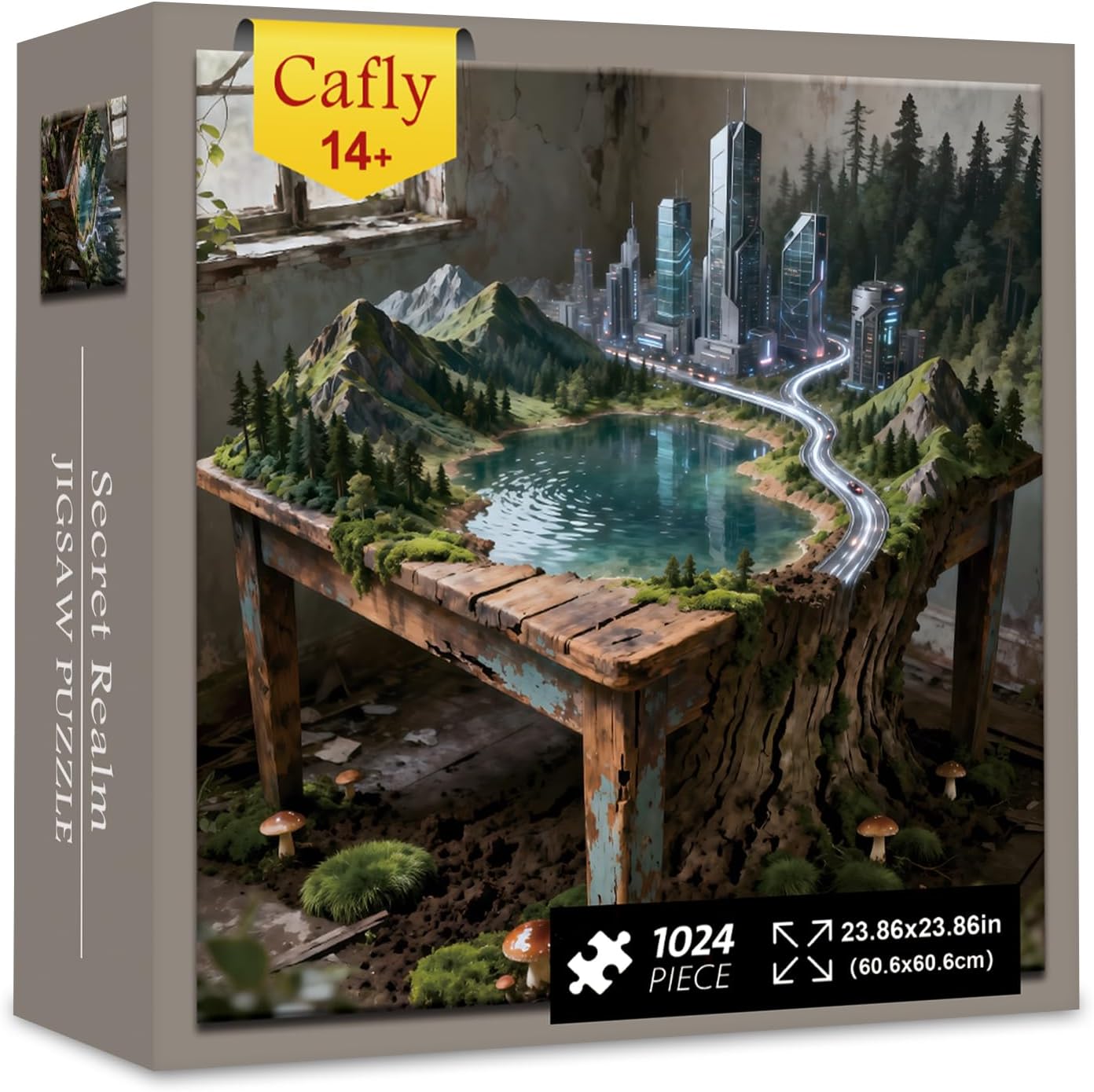Jigsaw Puzzles 1024 Pieces for Adults - Challenging Fun Puzzles Stunning Art Wall Decor, Gift for Adult Puzzle Lovers, Creative Scenery Secret Realm Z0806