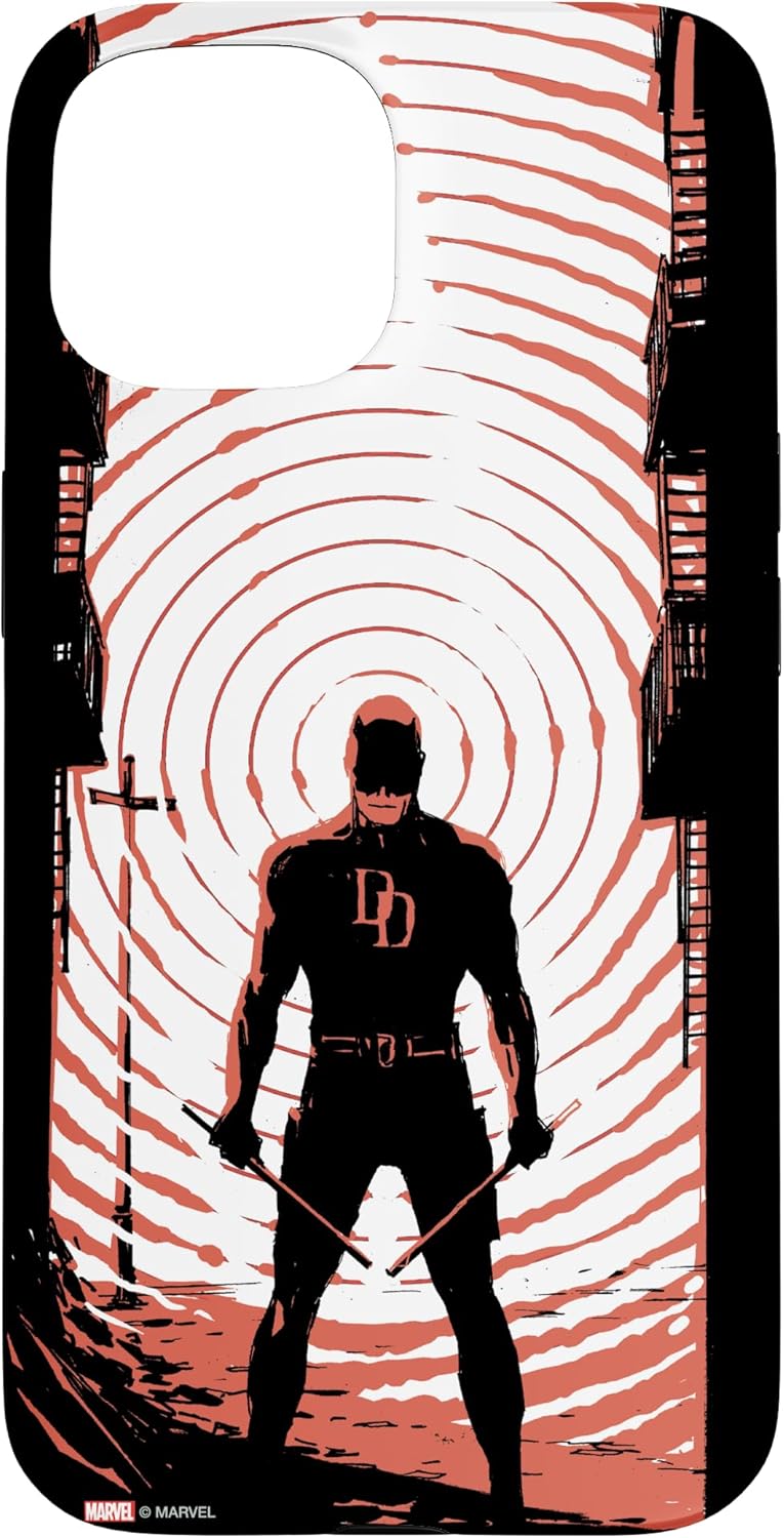 Marvel Daredevil Radar Sense Man Without Fear Variant Cover Case for iPhone 13