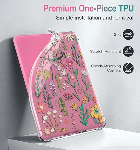 Miniatura 85 de MoKo Funda para Kindle Paperwhite de 6.8" (11ª generación-2021) y Kindle Paperwhite Signature Edition, ultra transparente, suave, flexible, Negro