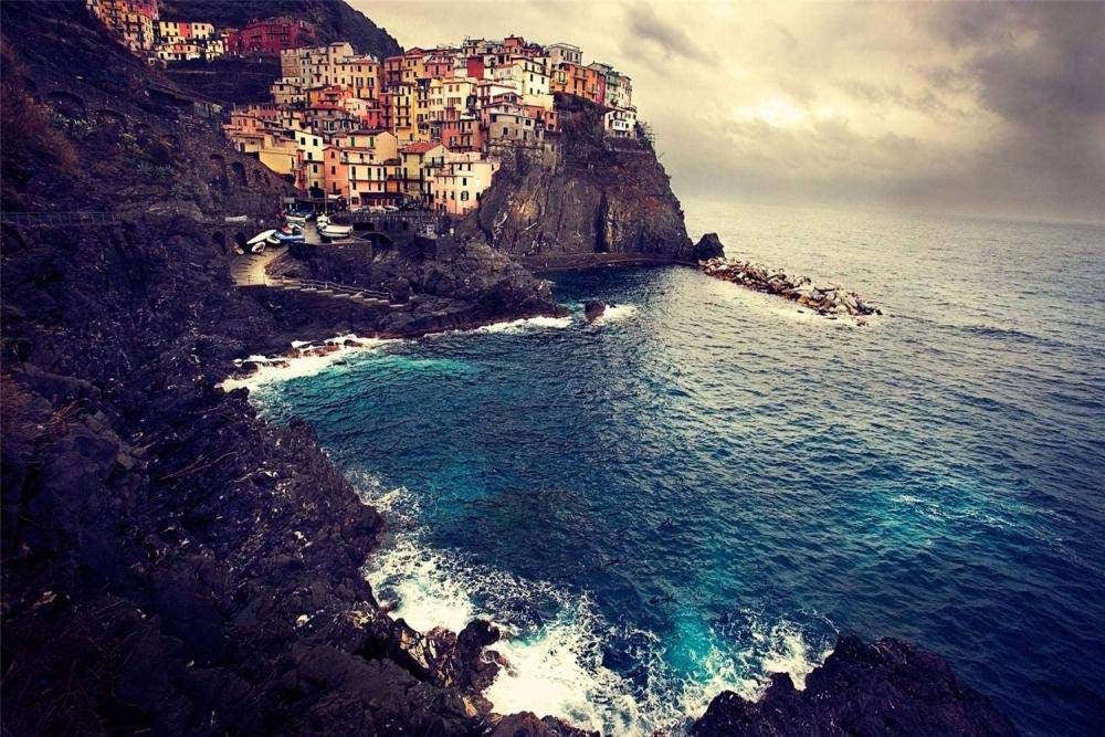 Jigsaw Puzzles 2000 Pieces Jigsaw Puzzles Beautiful Manarola For Kids And Adults Assembling Jigsaw Fun Game-2000 Pcs 100x70CM