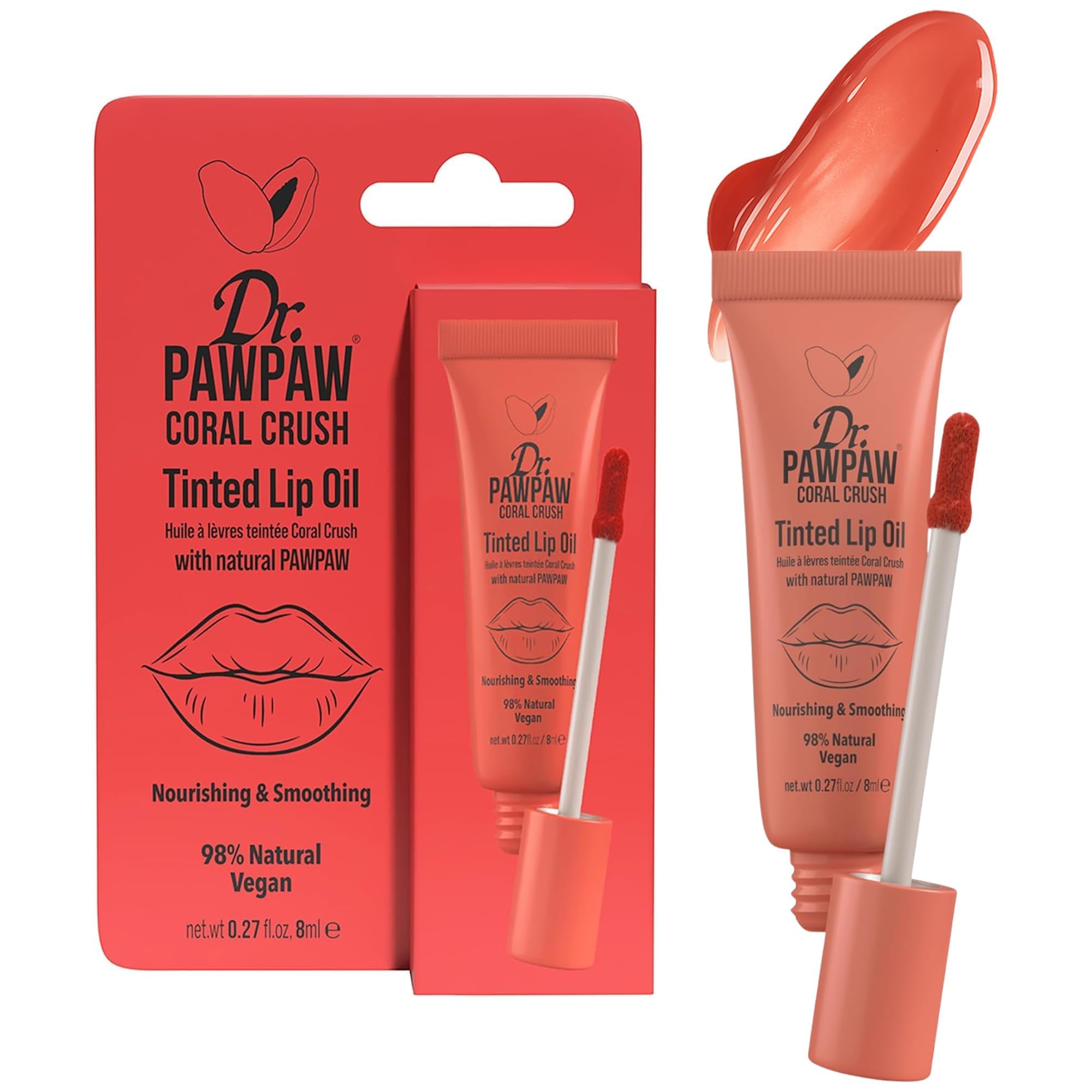 Dr.PAWPAW Coral Crush Tinted Lip Oil 8ml