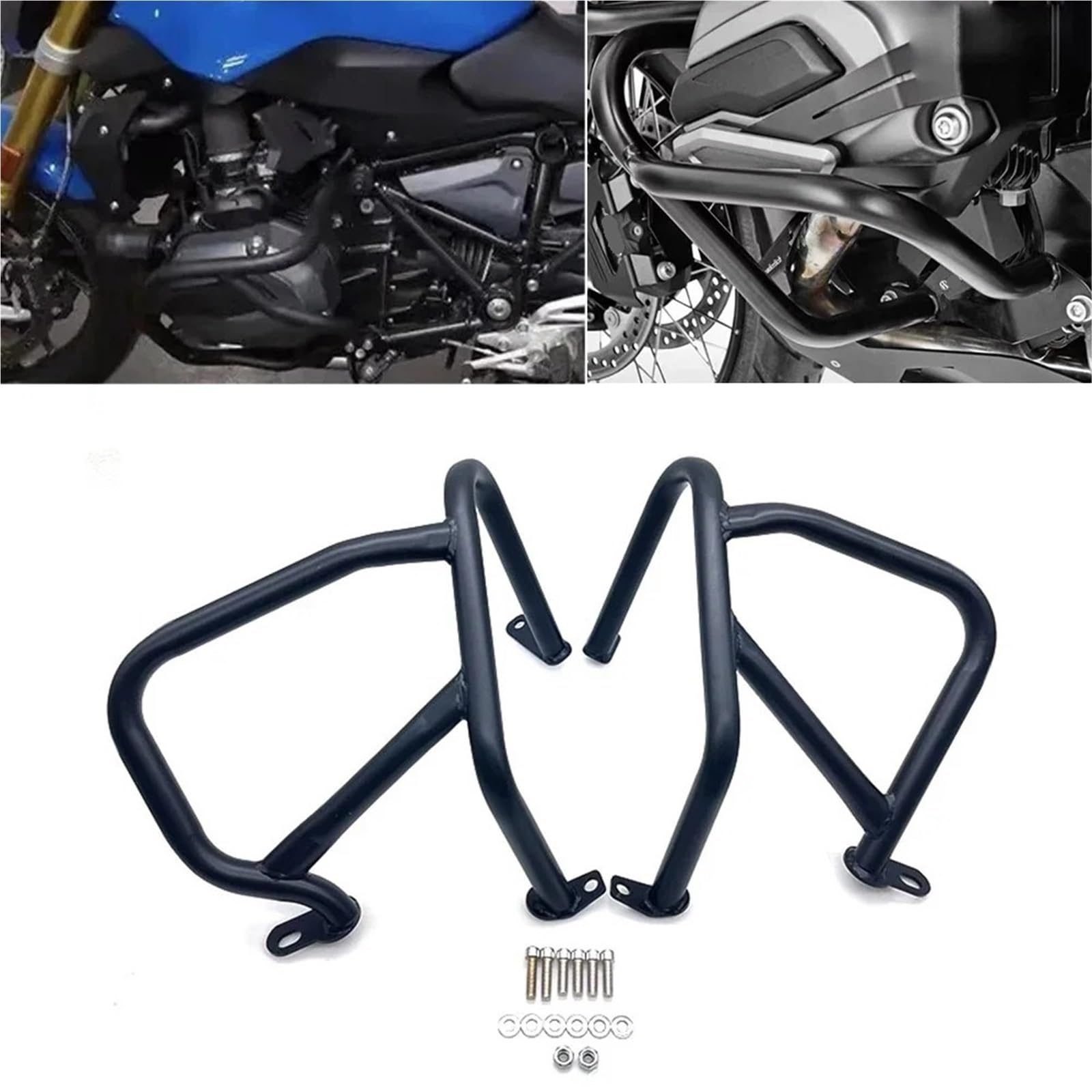 Paramotore Tubolare Per BMW R1200RS R1200 R 1200 RS 2015-2018 Protezione Motore Protezione Paraurti Accessori Barra Di Protezione Anteriore Per Moto Telaio