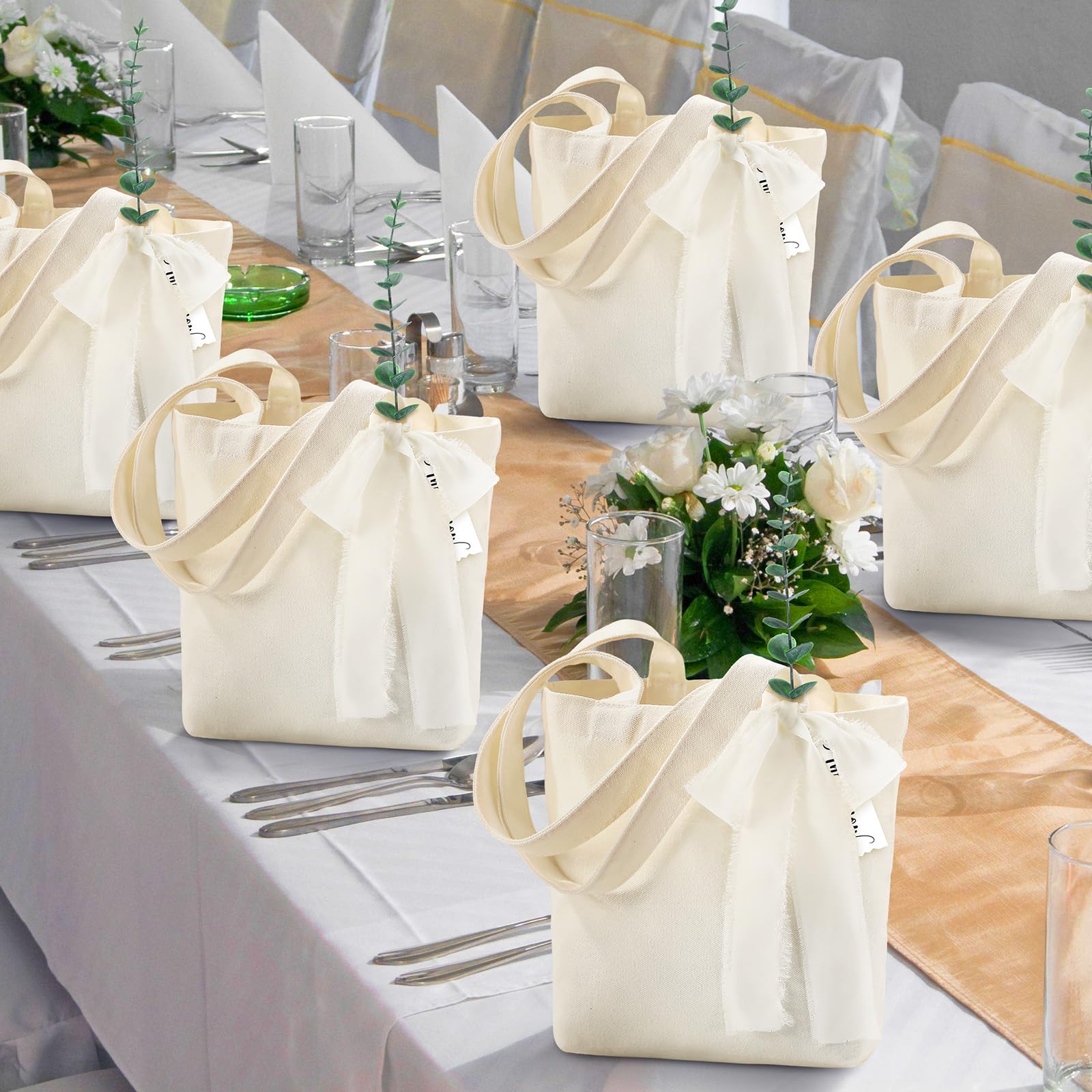 Kolldenn 50 Pcs Welcome To Our Wedding Gift Bags For Hotel Guests Bulk, Paper Wedding Welcome Bags With Handles For Bridal Shower Gifts Engagement Party Favors(Blue Floral - View #8