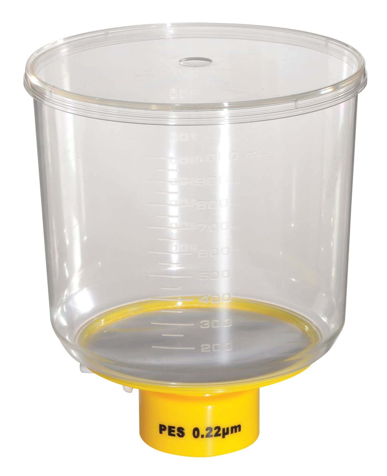 LAB Safety Supply 11L841 1000mL BottleTop Filter,0.22um,90mm,PK24