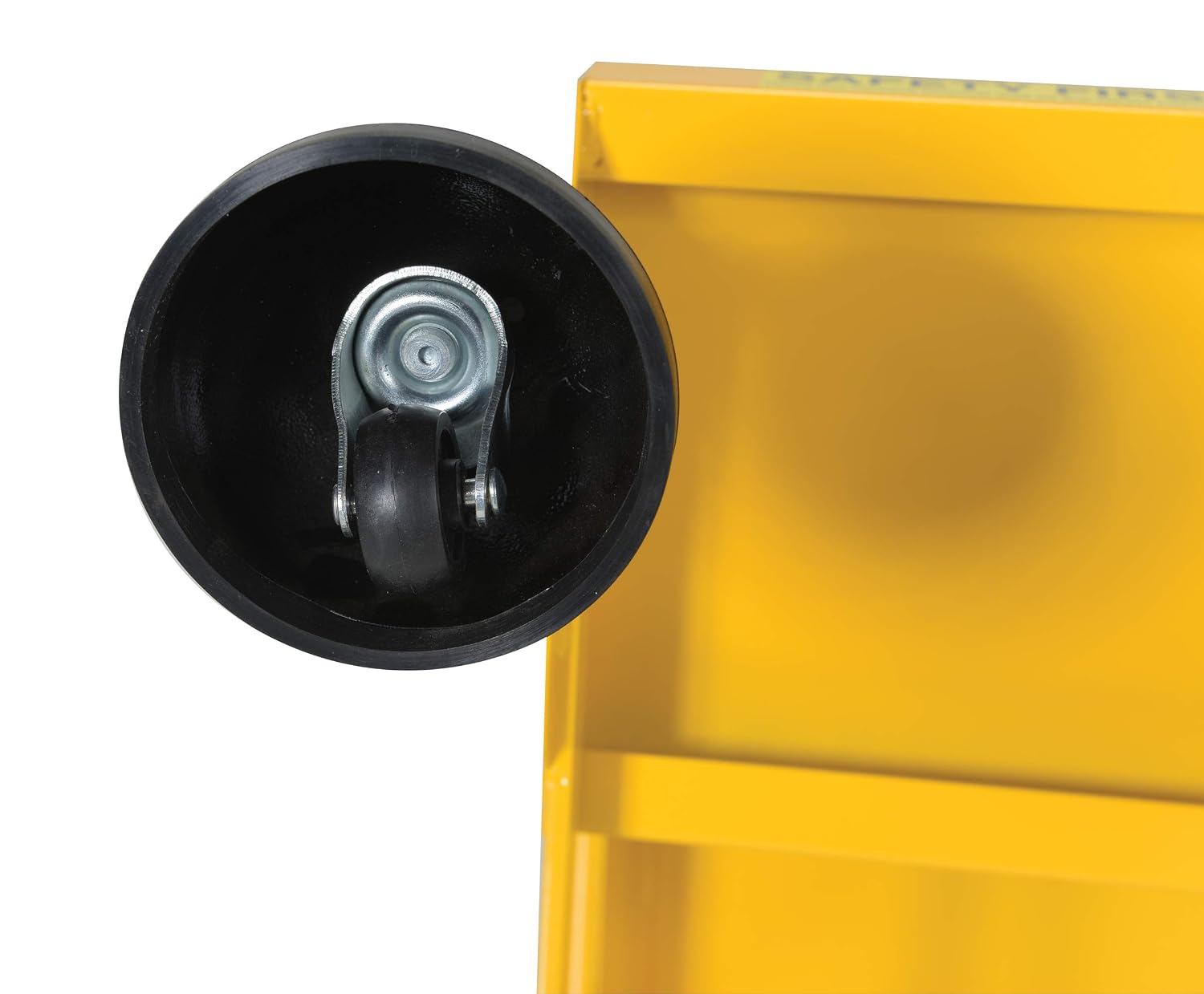 Vestil LAD-2-Y Steel Commercial Spring Loaded Ladders 58 Degree 2 Serrated 16 in. Step Width 300 Lb. Capacity Yellow