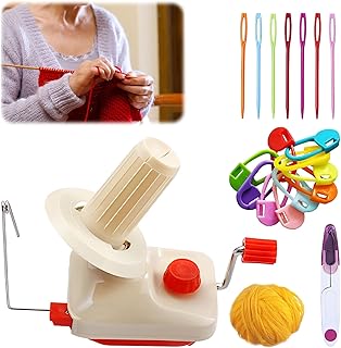 Yarn Winder Ball Winder Yarn Guide: YIDM Manual Wool Yarn Cone Ball Winder Fixed Yarn Ball Winder for Crocheting Knitting Yarn Ball Winder Hand Operated Winding Wool Winder for Knitting Lovers