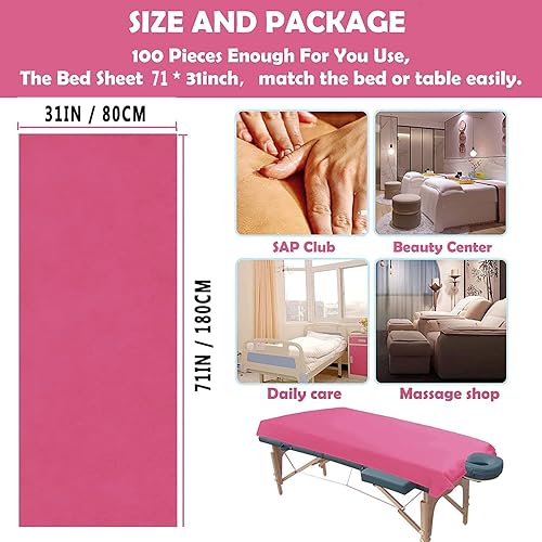 Miniatura 7 de 100 piezas desechables para mesa de masaje, sábanas ajustables para cama de spa, sábanas elásticas impermeables para tatuajes de spa, cubierta