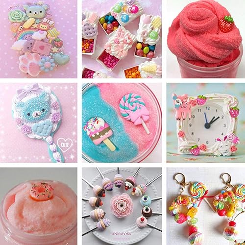 Miniatura 5 de XQingmei 30 piezas de dibujos animados mini lápiz computadora computadora parte trasera plana resina decoración accesorios de cristal barro relleno