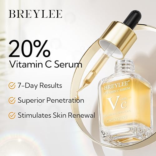 Miniatura 2 de Suero de Vitamina C para la cara, suero hidratante Breylee con 30% de vitamina C, suero hidratante para el cuidado de la piel, suero facial de