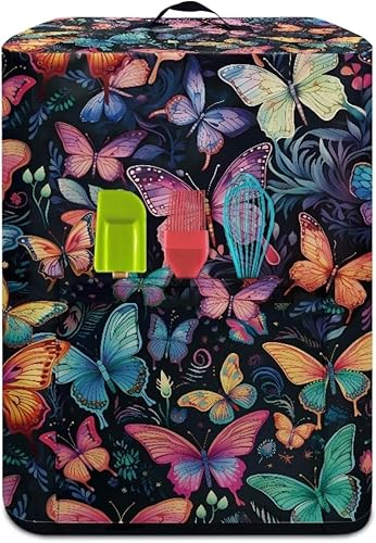 Miniatura 9 de Cubierta de freidora de aire de girasol, accesorios de cocina, cubierta de procesador de alimentos negra a prueba de polvo, cubierta universal para