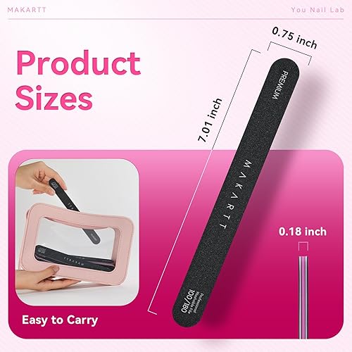 Vista 30 de MAKARTT Lima de uñas profesional