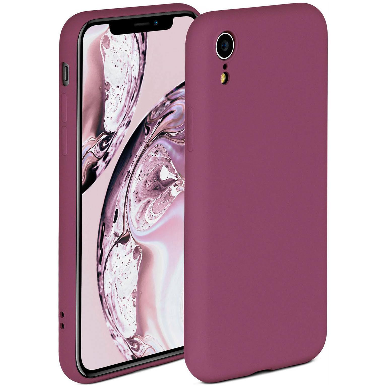 Coque iPhone XR silicone souple prune coque arrière antichoc - 8