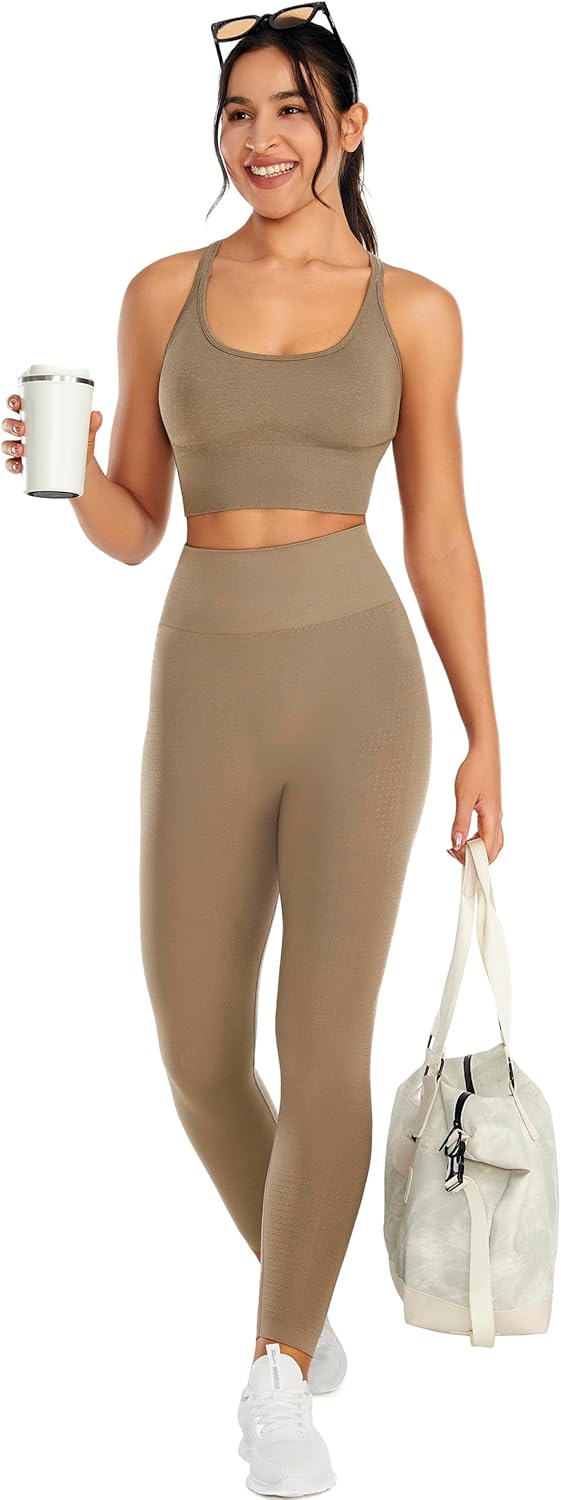 Seamless Butt Lifting Leggings for Women No Front Seam Gym High Waist Workout Leggings Squat Proof Tummy Control Yoga Pants - Image 6