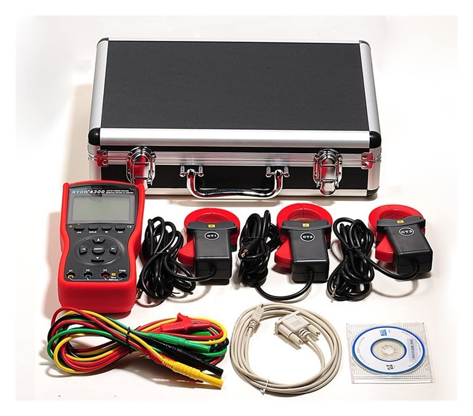 Etcr4400 0~360 Grado Digital Medidor de Volt-Amamer Volt-Ambere con Rs232 Interfaz 500 grupos Almacenamiento almacenamiento datos Corriente corriente,Alta precisión