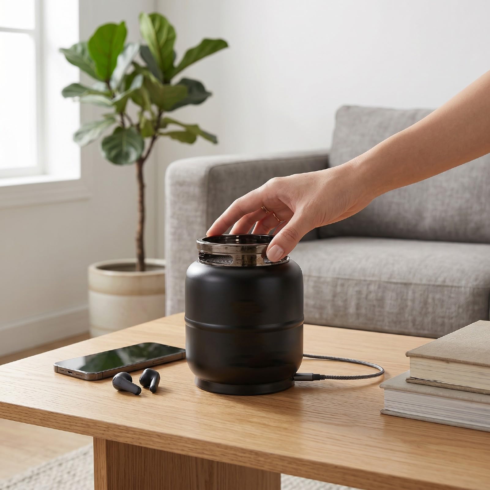 Enceinte Bluetooth 5.4, 100Hz-18KHz, pour Usage Domestique