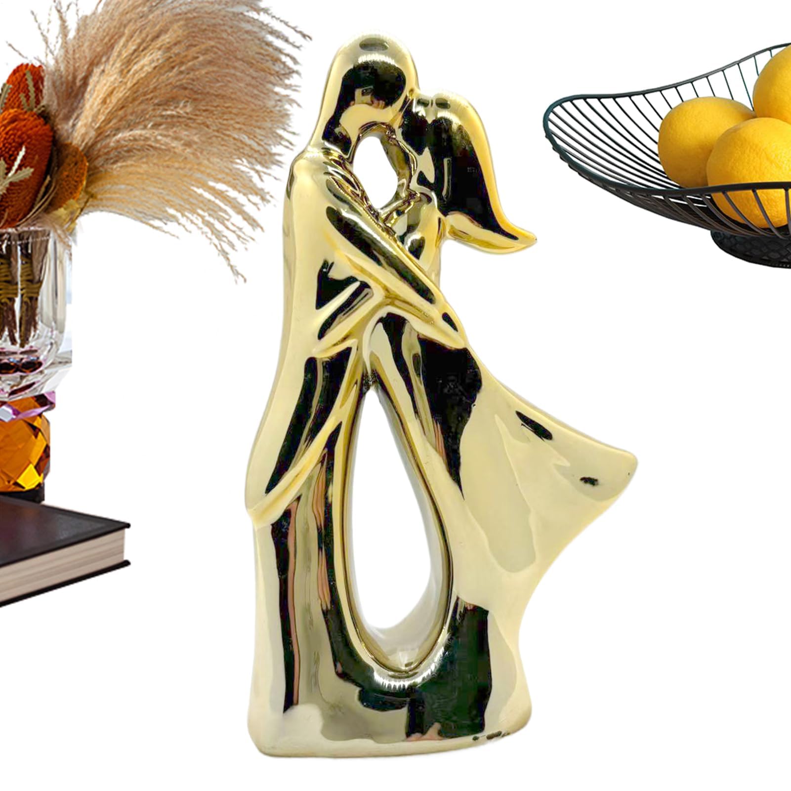 Decoración de Mesa del día de San Valentín, Escultura Decorativa Figura de Pareja | Suministros para Fiestas románticas, decoración de estantes para Sala de Estar, Dormitorio